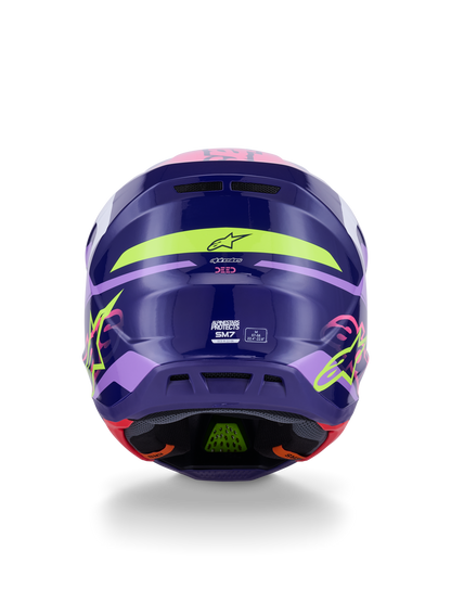 Sm7 Deed Helmet Purp/Pnk Glossy Sm