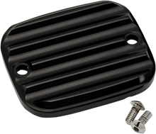 JOKER MACHINE Front Brake Master Cylinder Cover - Finned - Black 951019-1