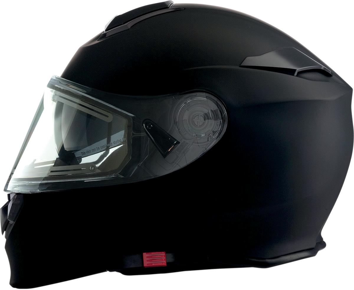 Z1R Solaris Helmet - Electric - Dual Pane - Flat Black - XL 0120-0451