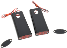 PRO-ONE PERF.MFG. Strut LED Marker Light - Black/Red 909108BR