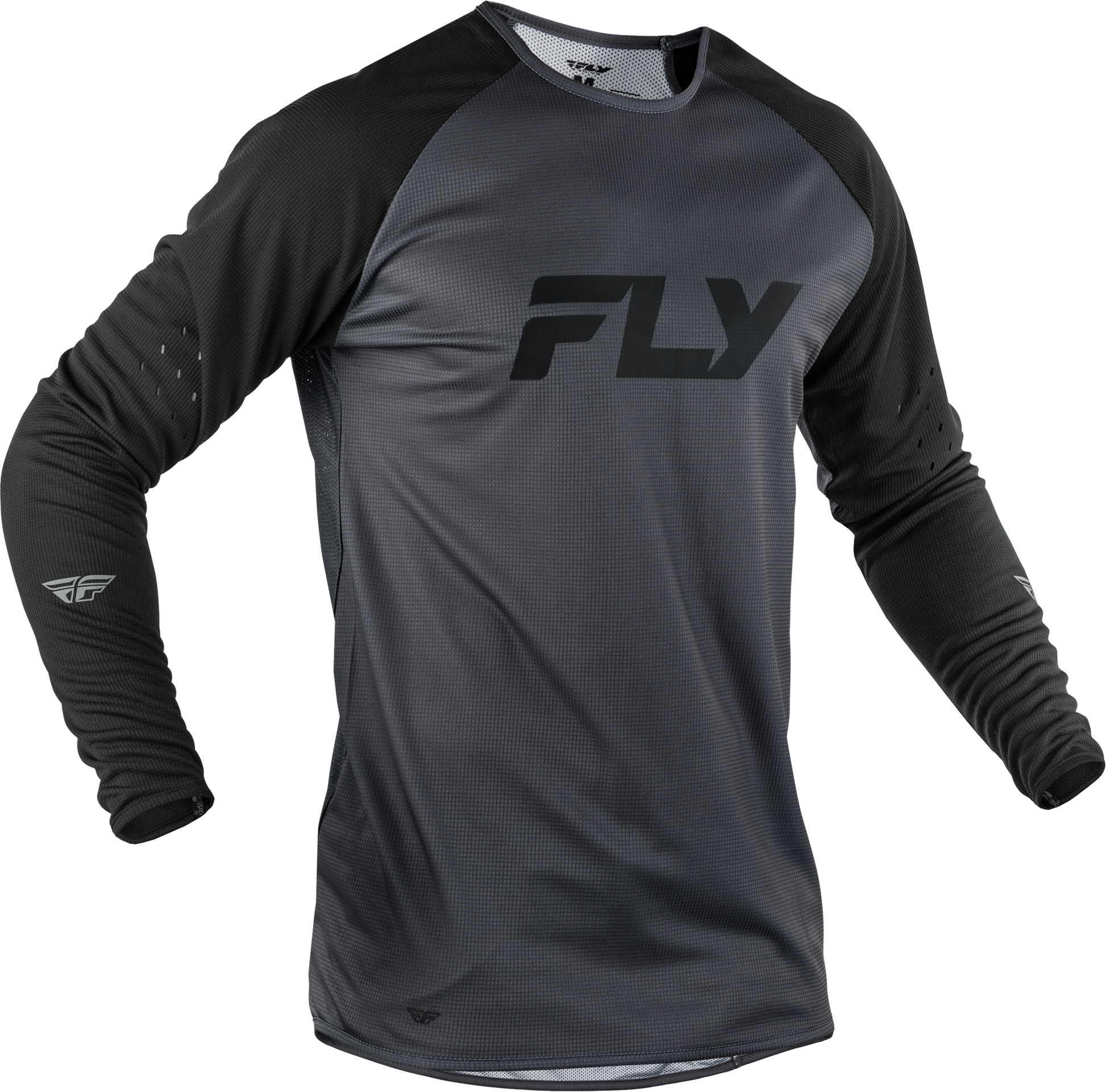 Gravity Long Sleeve Jersey Grey/Black Xl