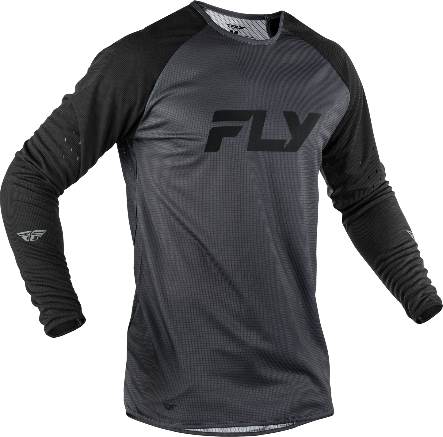 Gravity Long Sleeve Jersey Grey/Black Md