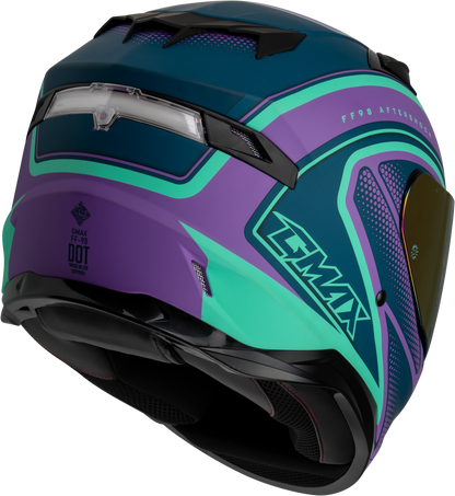 Ff 98 Aftershock Helmet Matte Purple/Blue Md