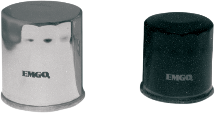 EMGO Micro-Tech Oil Filter - Chrome 10-55672