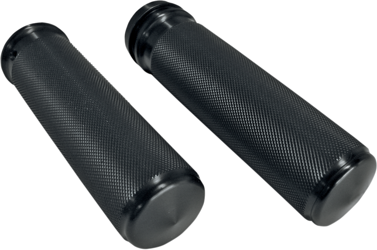 JOKER MACHINE Sensor-Type Knurled Handgrips - Black 03-89BLK