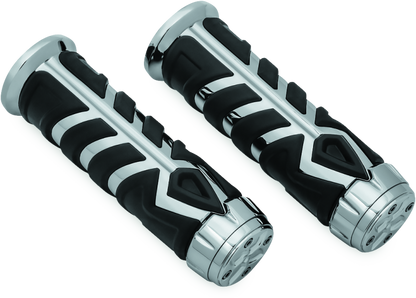 Kuryakyn Spear Grips For 7/8in Universal Indian Chrome