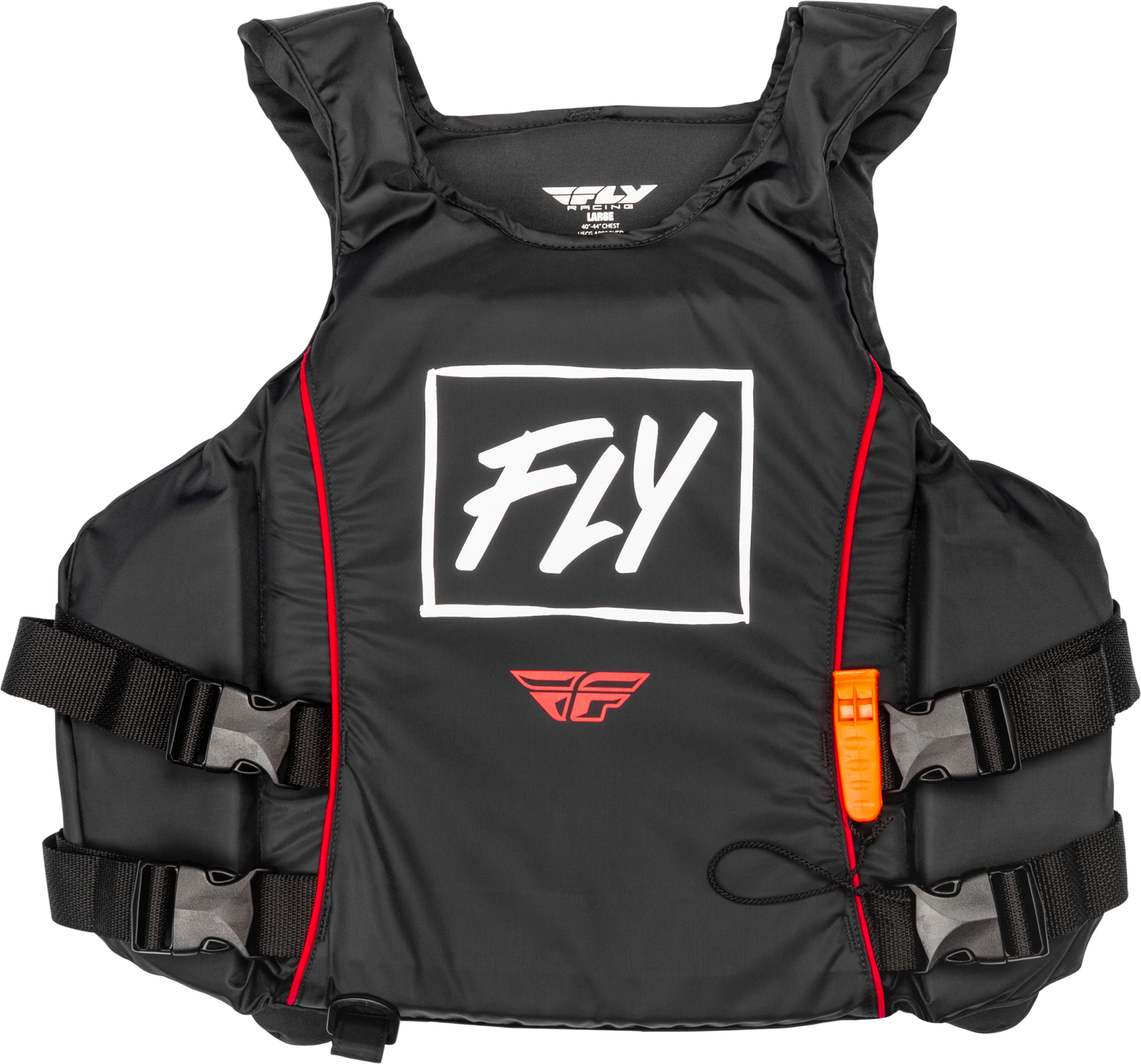 Pullover Flotation Vest Black/White/Red Sm