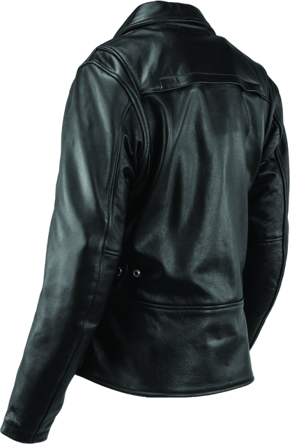 Kuryakyn Leather By River Road Ironclad Classic Leather Jacket Black Womens - Small