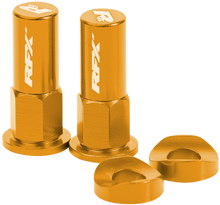 Rim Lock Nuts & Washers 2pcs Yellow