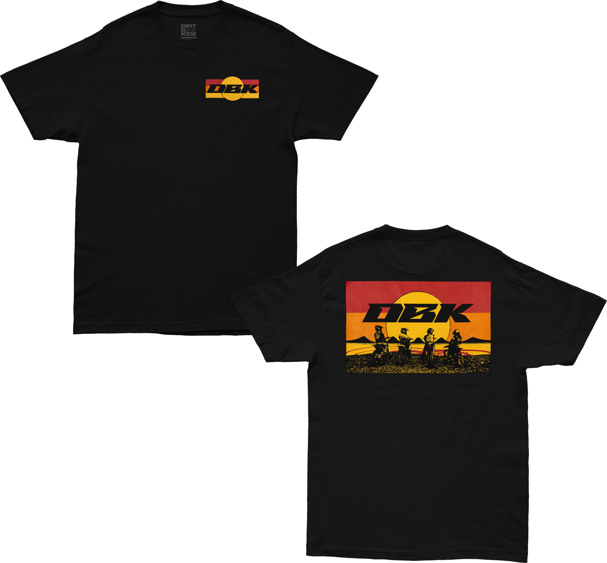 Sunday Stripe Tee Black Sm