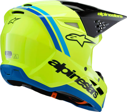 Sm3 Youth Radium Helmet Ylw Fluo/Blk/Blue Yl