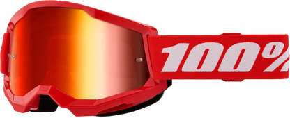 Strata 2 Junior Goggle Red Mirror Red Lens