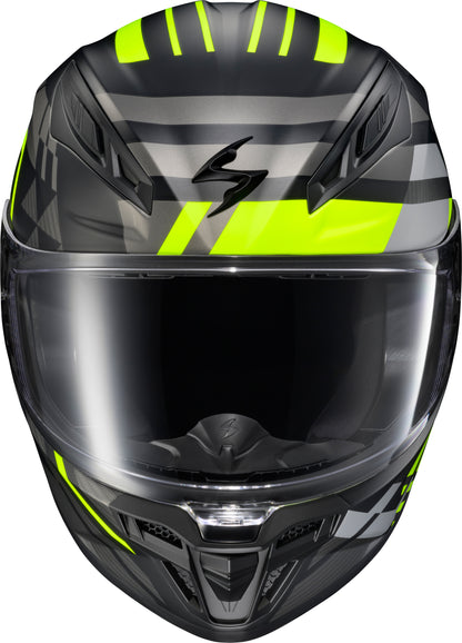 Exo R430 Full Face Helmet Paradox Hi Viz Lg