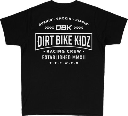 Speed & Style Youth Tee Black Ym