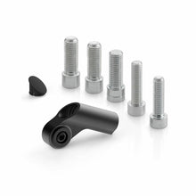 Universal Mirror Adapter Side Mount Black Ea