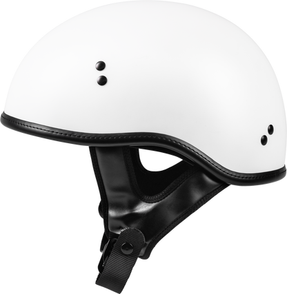 .357 Solid Half Helmet Matte White 2x