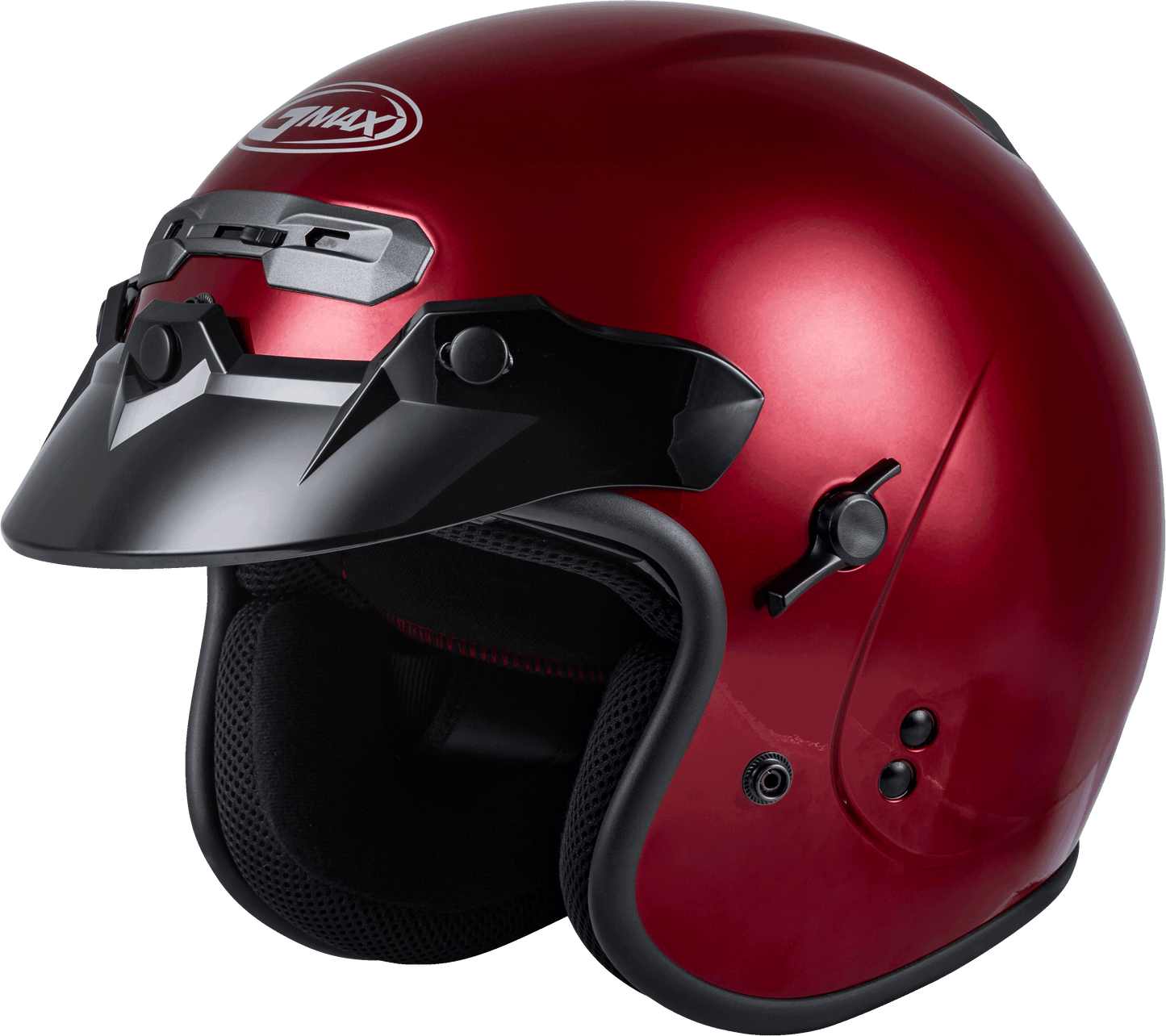 Gm 32 Open Face Helmet Candy Red Xs