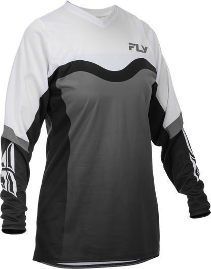Women's F 16 Jersey Grey/Black/White Lg