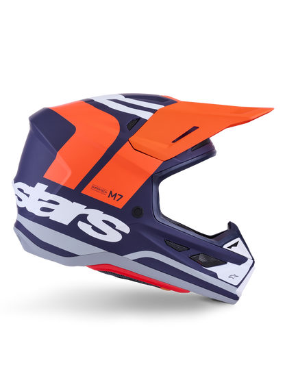 Sm7 Core Helmet Orng/Blue Matt Sm