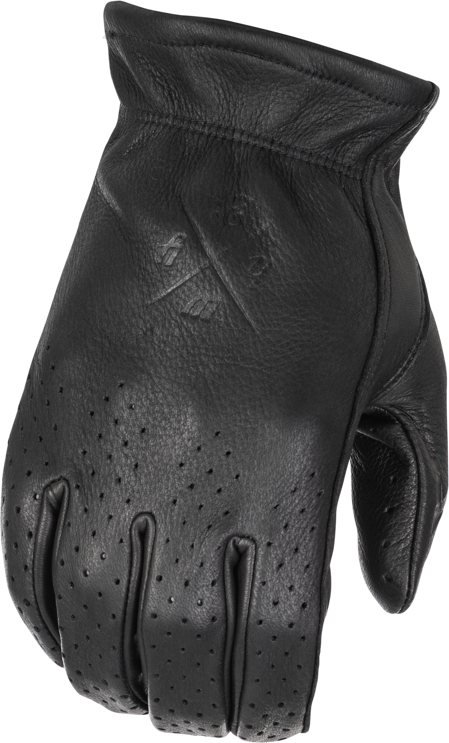 Louie Perforated Gloves Black 2x