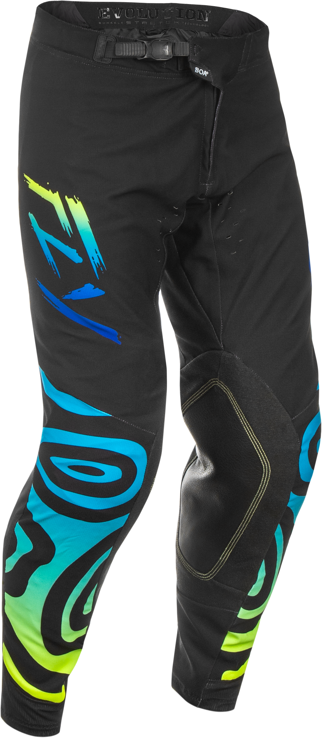 Evolution  Dst Zen Pants Black/Blue/Hi Vis Sz 34
