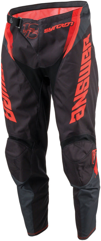 Answer Syncron Envenom Pants Red/Black Youth Size - 20