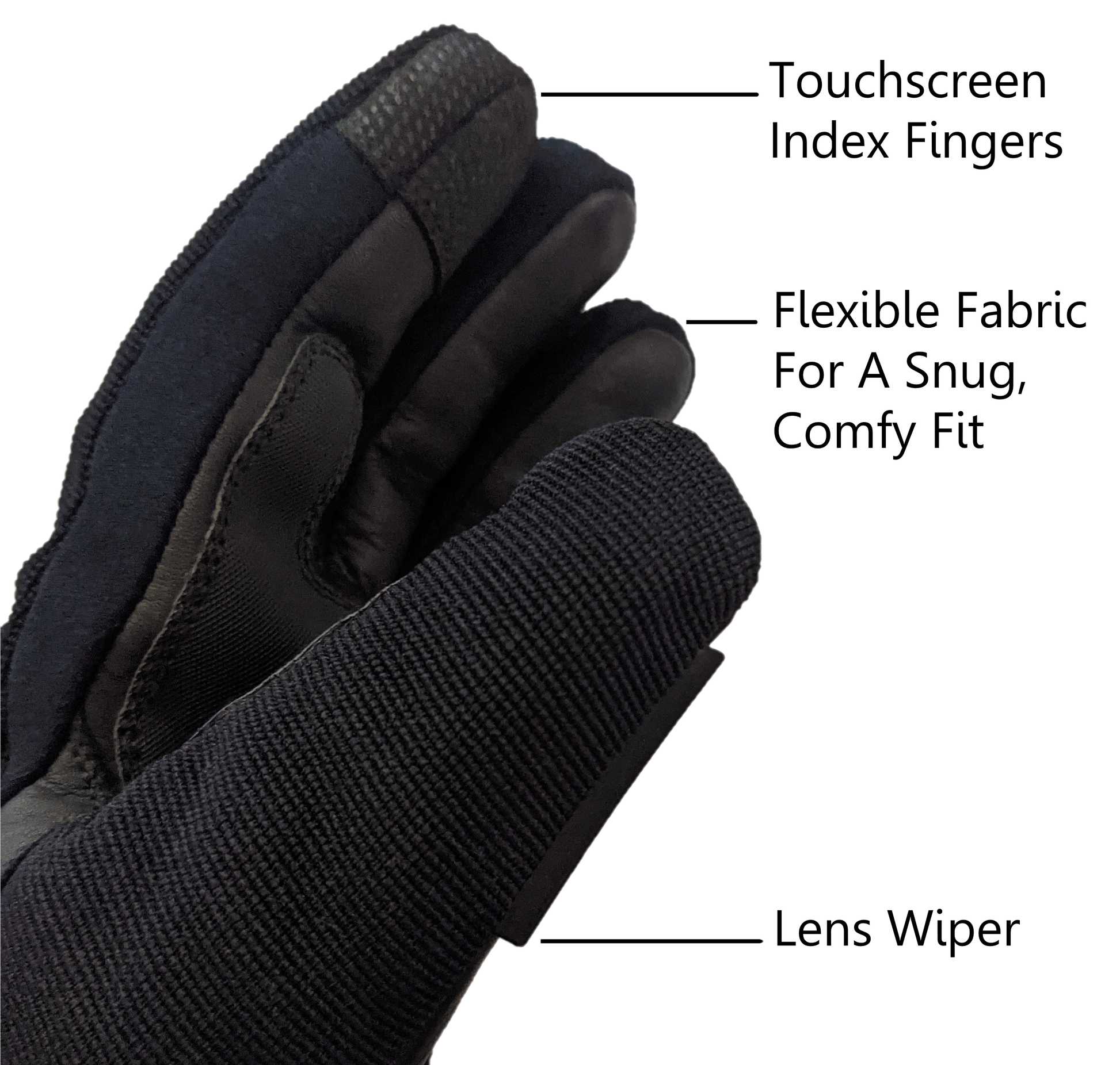 7v Activflexx Gloves Black 3x
