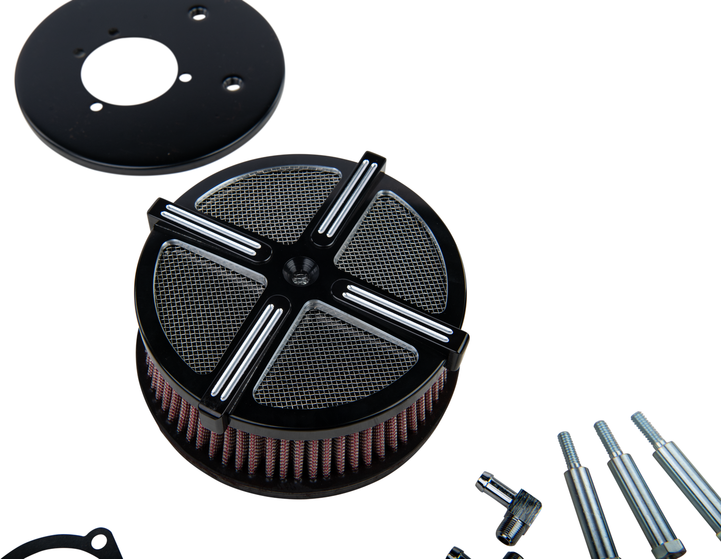 X Force Air Cleaner Kit Black/Raw