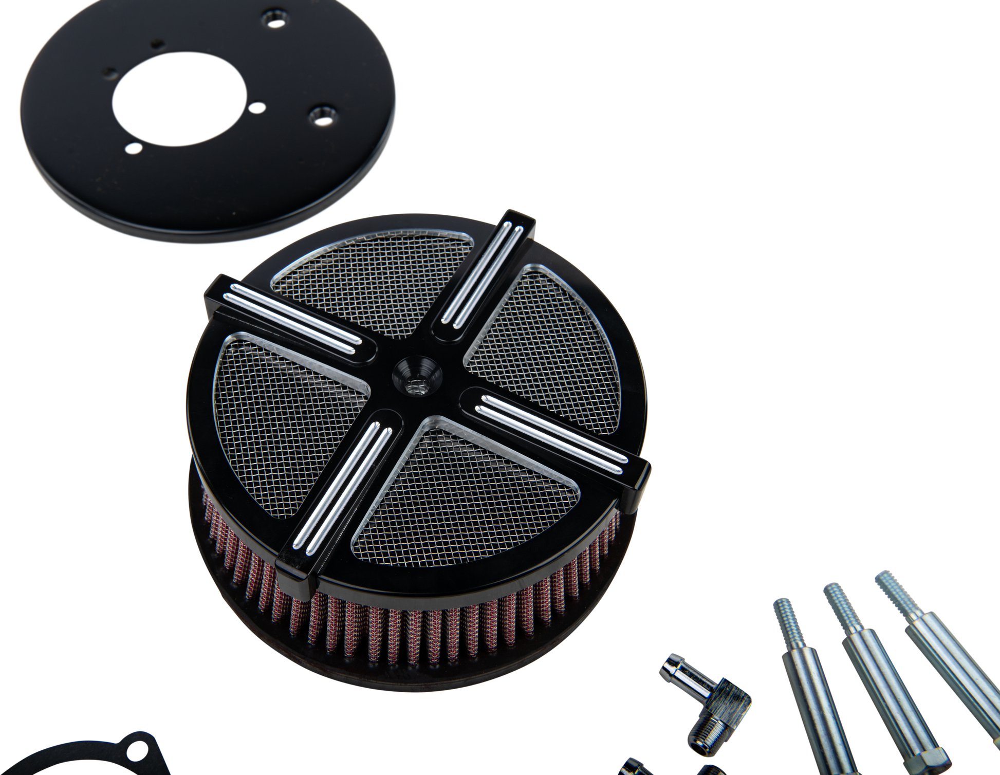 X Force Air Cleaner Kit Black/Raw