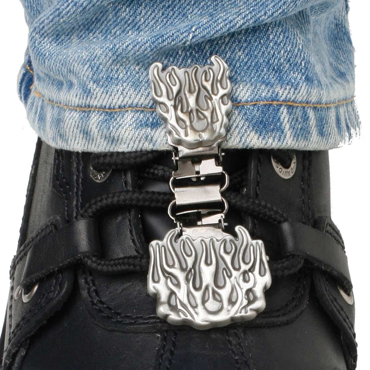 Clips For Laced Boots Flames