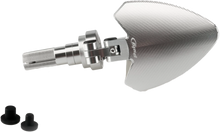 Handlebar End Folding Mirror Right Silver