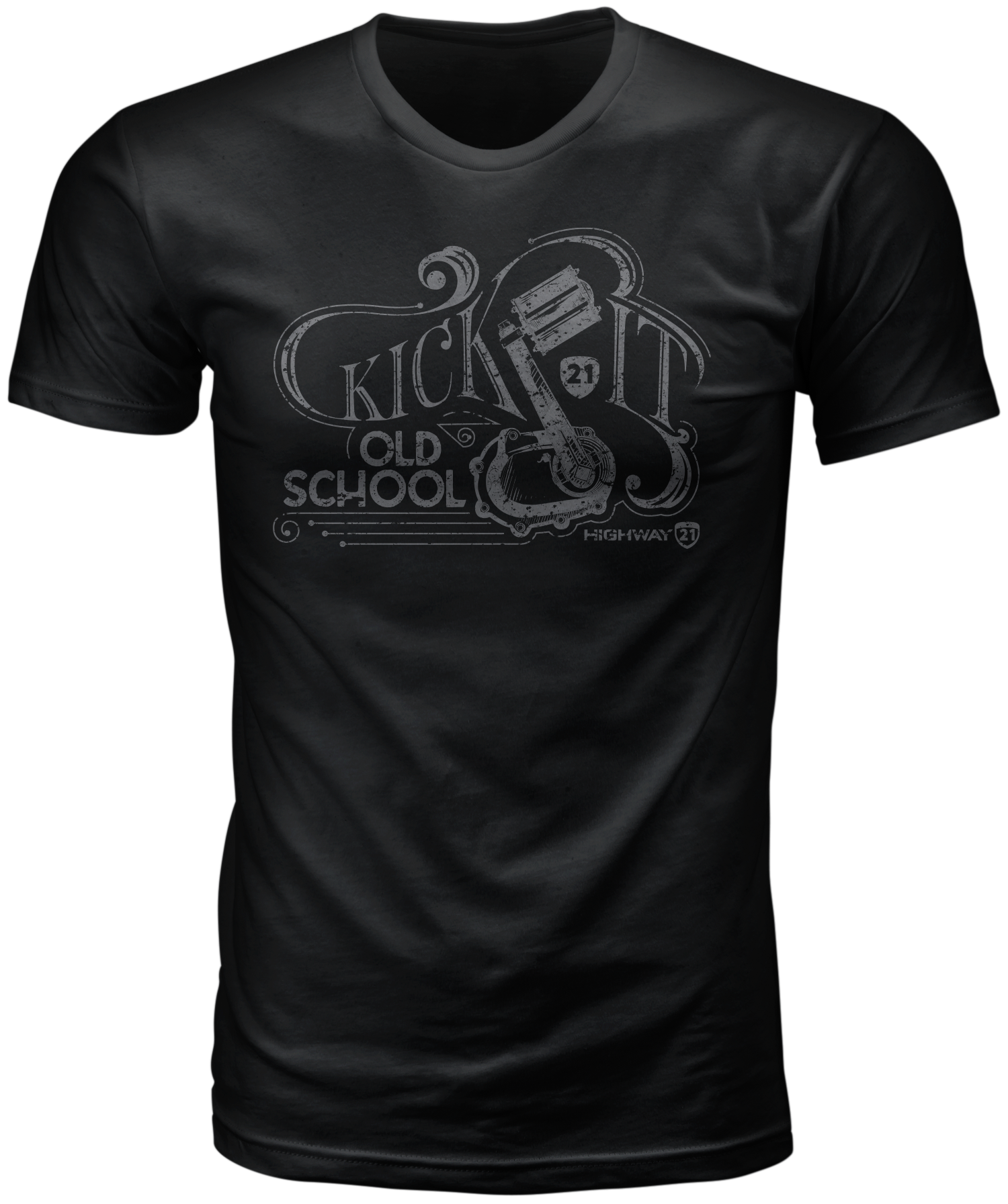 Old School Tee Black Sm