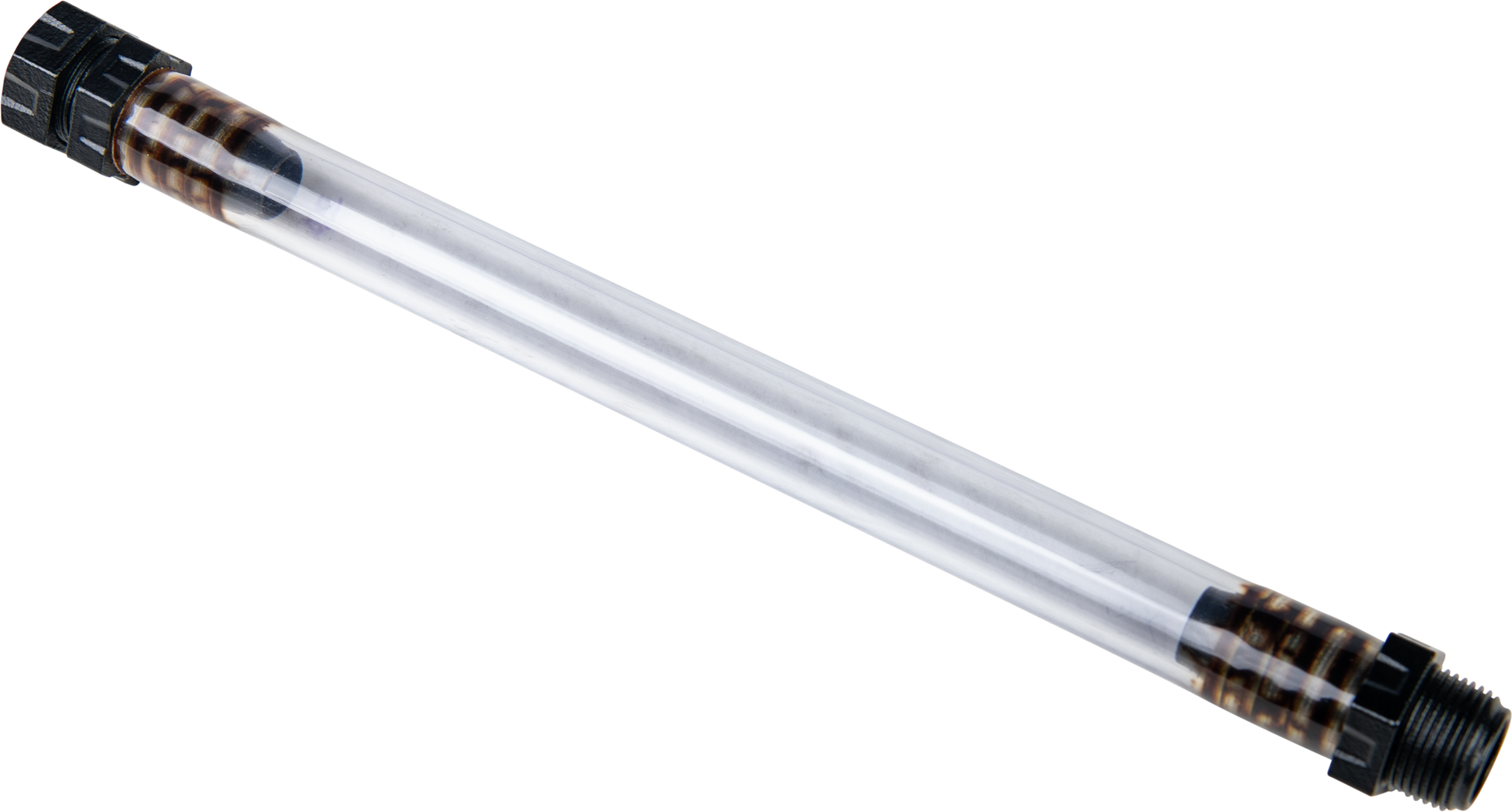 Filler Hose W/Screw Cap Clear 12"