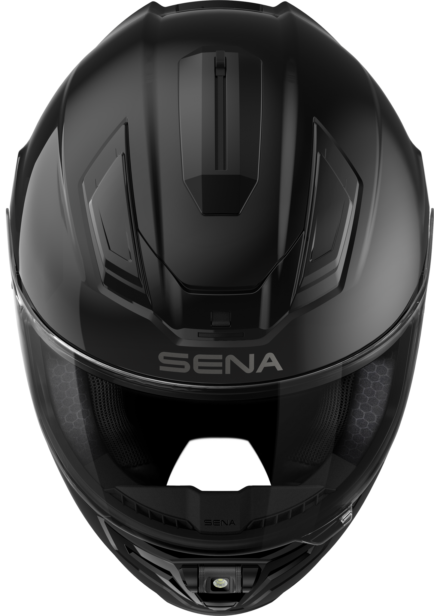 Phantom Ff Mesh Com Helmet Glossy Black Xl