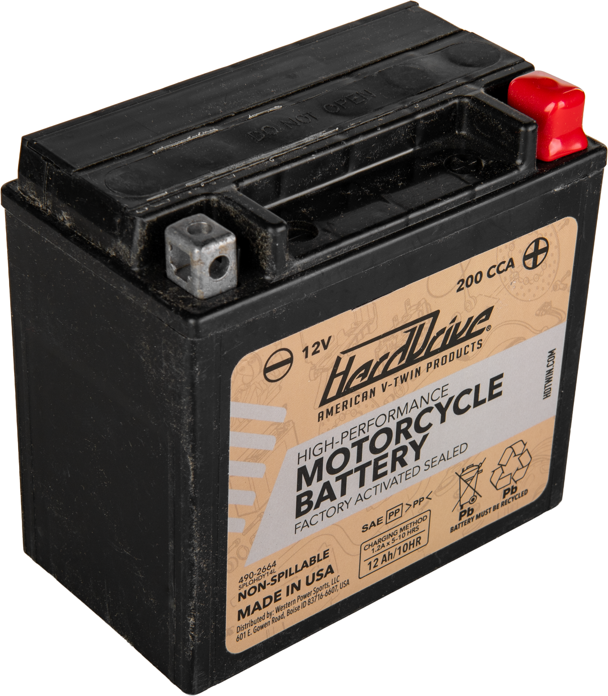 High Perform Battery Ytx14l Cca 200