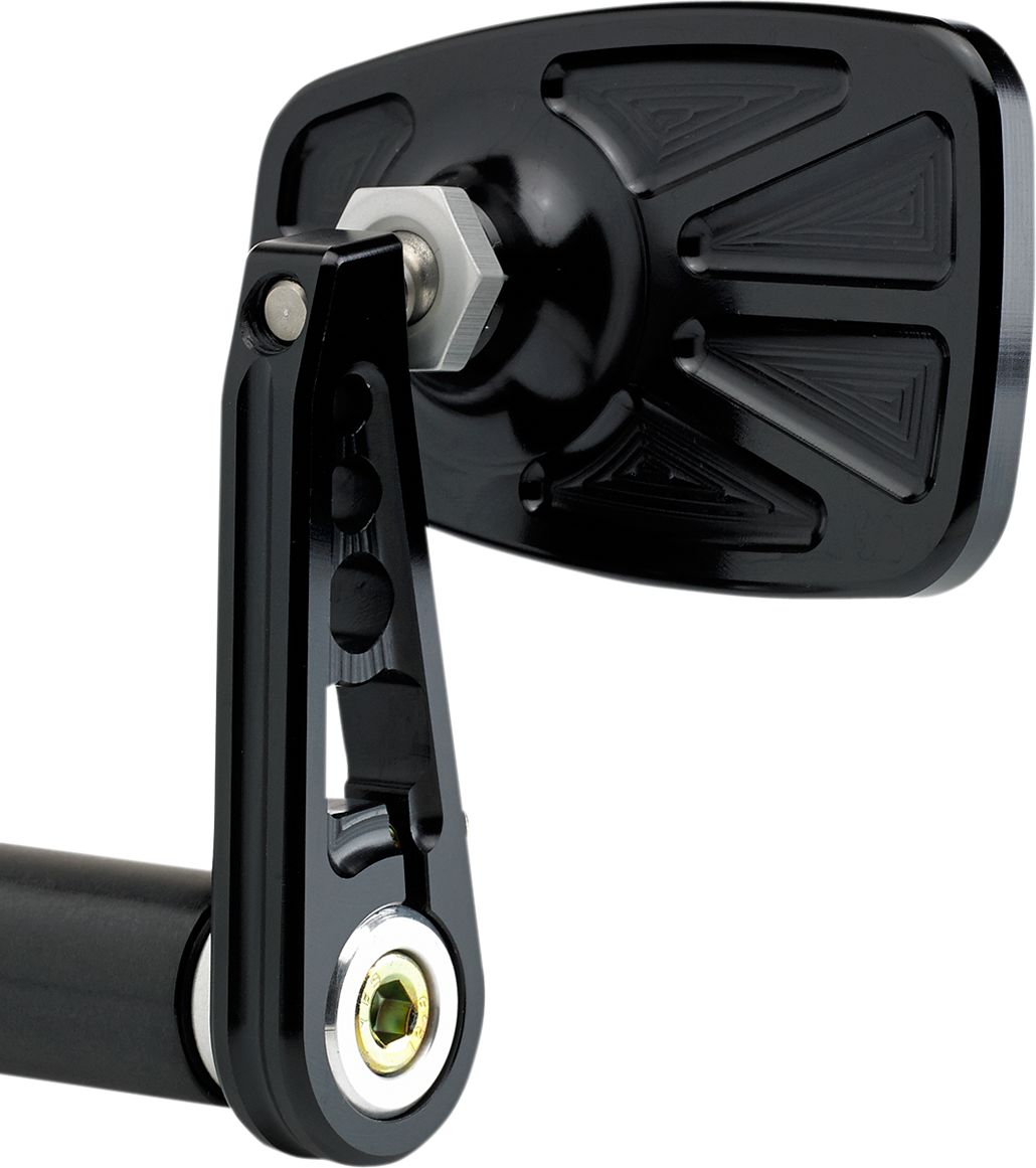 JOKER MACHINE Mirror - Cafe - Side View - Rectangle - Black - Straight 09-314-DB