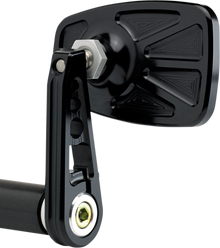 JOKER MACHINE Mirror - Cafe - Side View - Rectangle - Black - Straight 09-314-DB