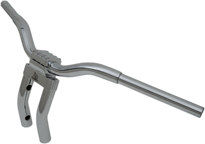LA CHOPPERS Kage Fighter-T Pullback Handlebar - Pullback - 9" - Chrome LA-7336-06