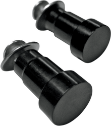 JOKER MACHINE Hole Plugs - Mirror - Handlebar End - Flush-Mounted - Black - Pair - Triumph 09-031
