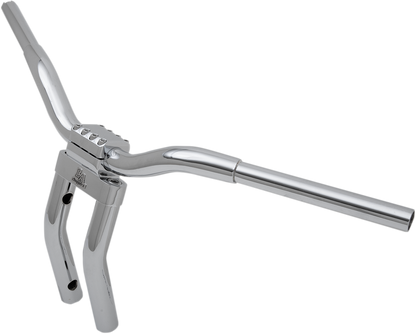 LA CHOPPERS Kage Fighter-T Pullback Handlebar - Pullback - 11" - Chrome LA-7336-08