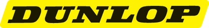FACTORY EFFEX Logo Decals - DUNLOP - Yellow - 5 Pack 04-2669