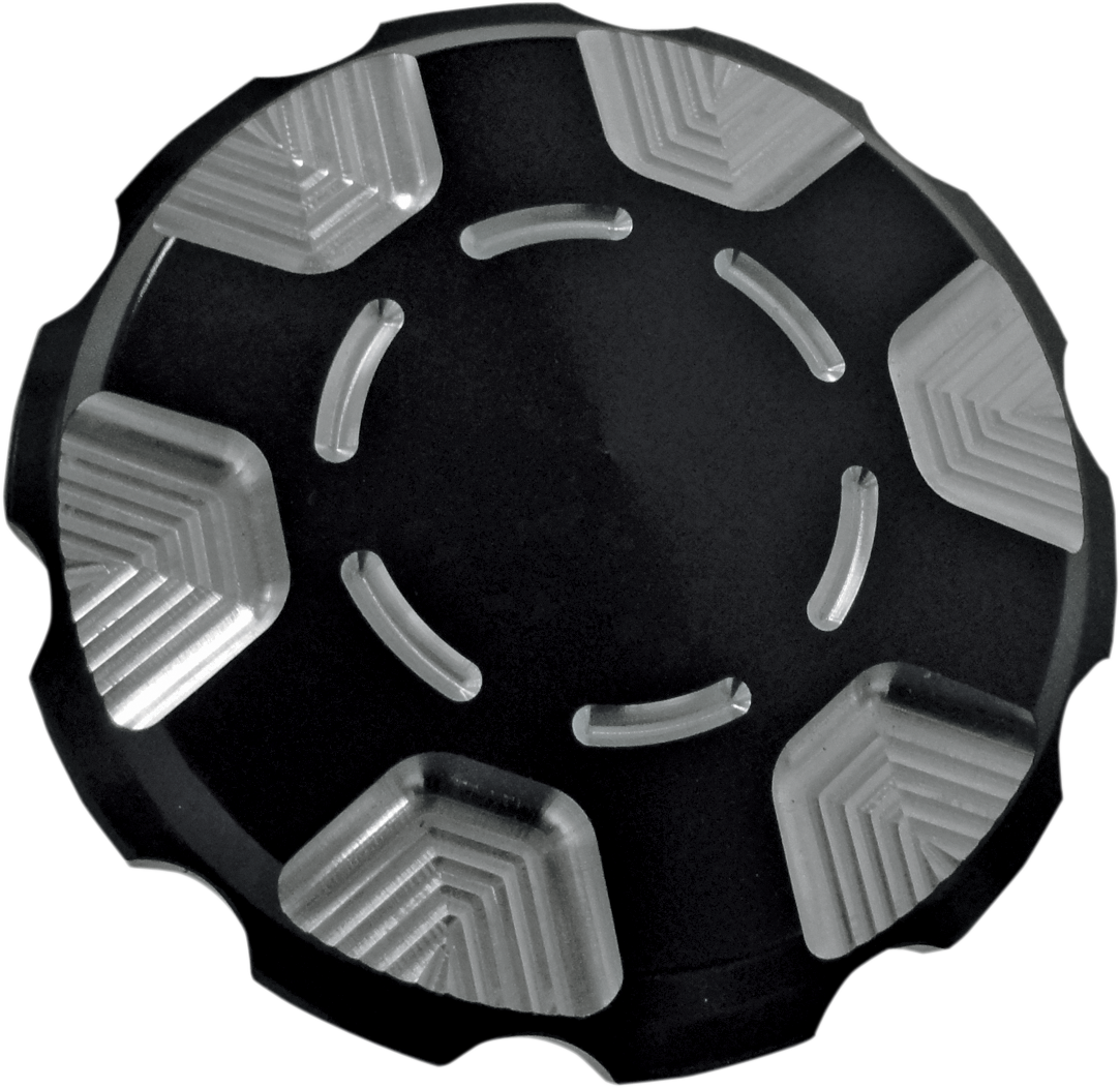 JOKER MACHINE Gas Cap - Techno - Black - Harley-Davidson 10-443B