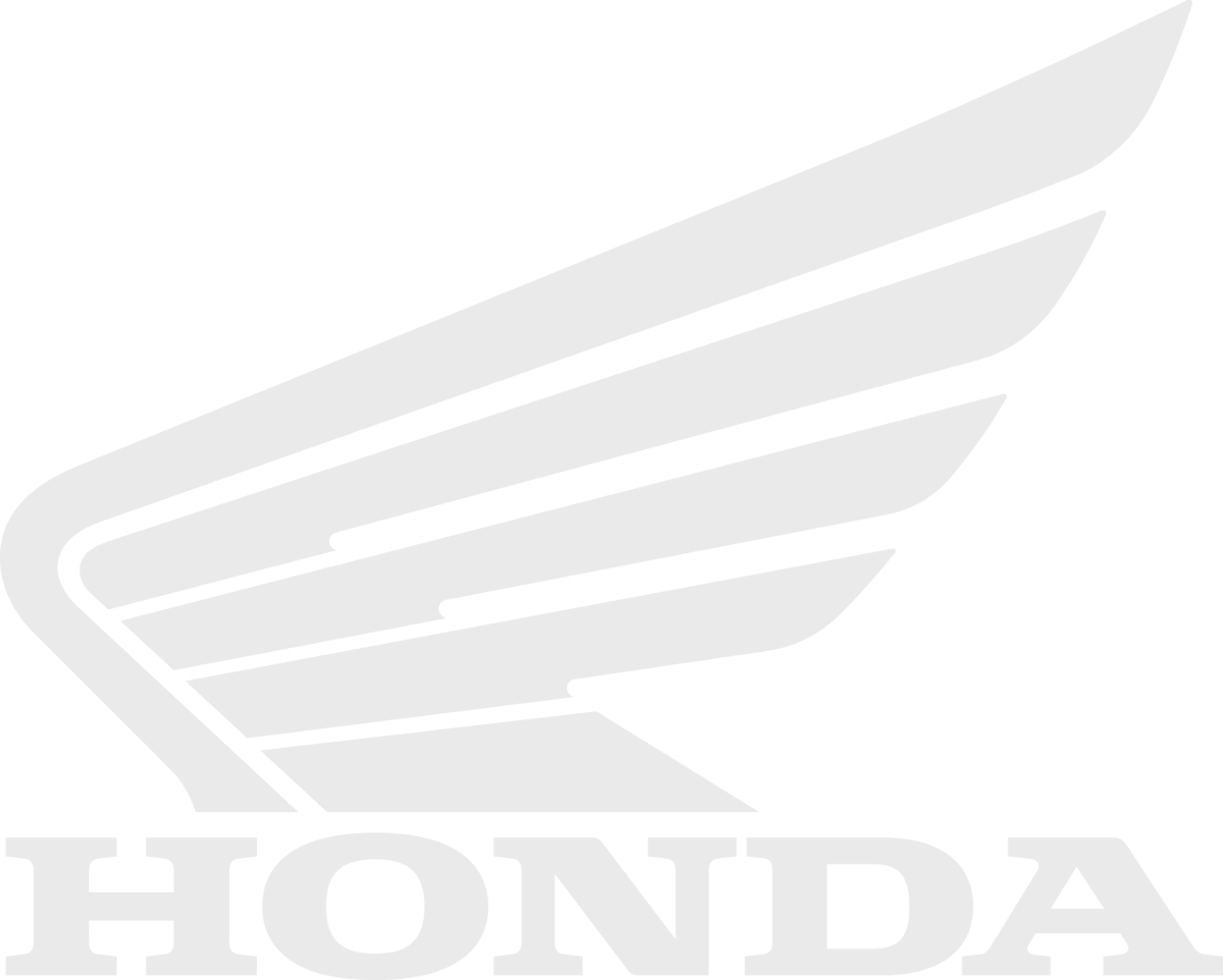 FACTORY EFFEX Logo Decals - HONDA Wing - White - 3 Pack 04-2692