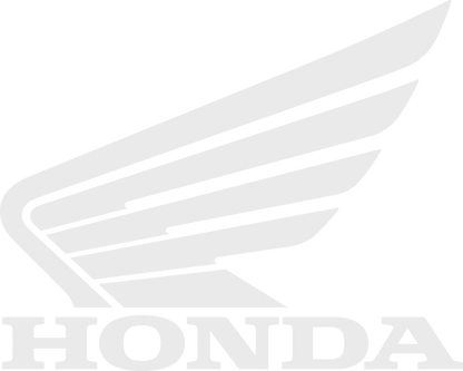 FACTORY EFFEX Logo Decals - HONDA Wing - White - 3 Pack 04-2692
