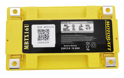 Battery Mbtx16u Sealed Factory Activated