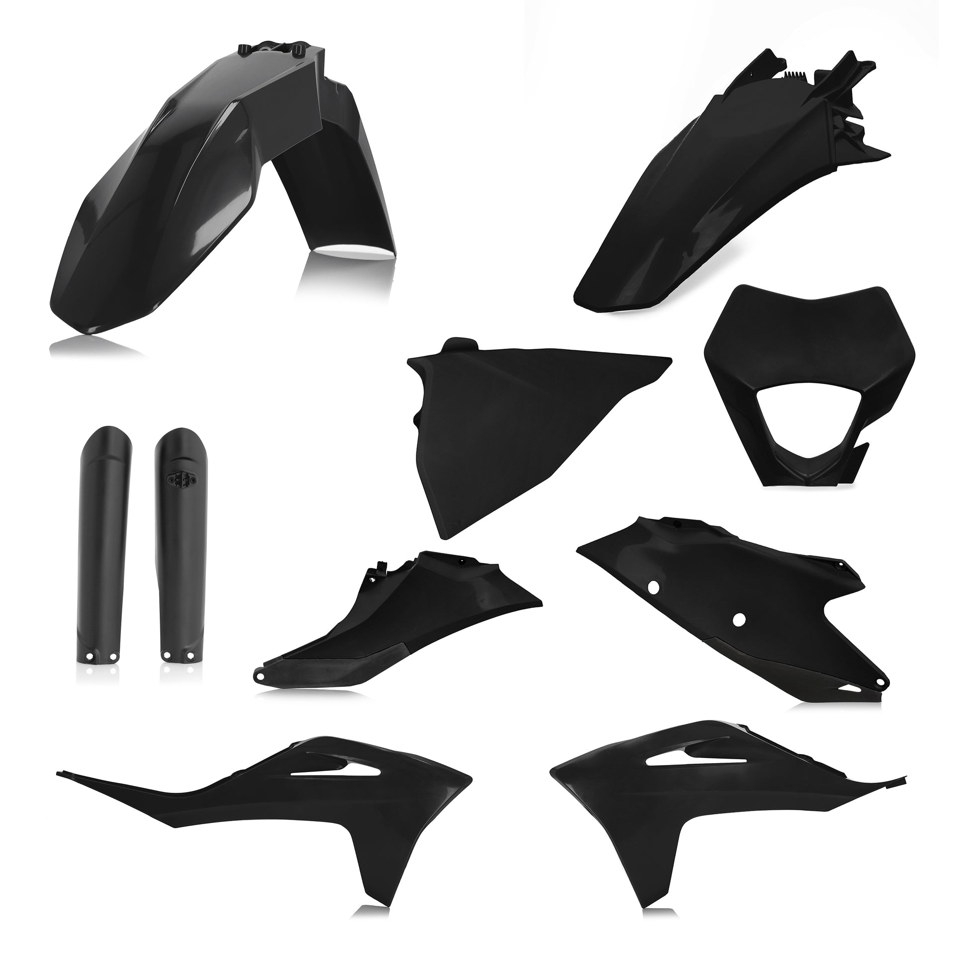 Full Plastic Kit Gas Black