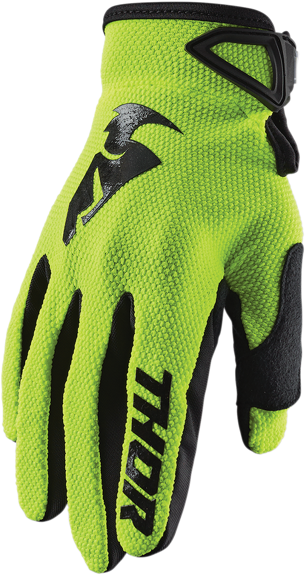 THOR Sector Gloves - Acid/Black - XS 3330-5877