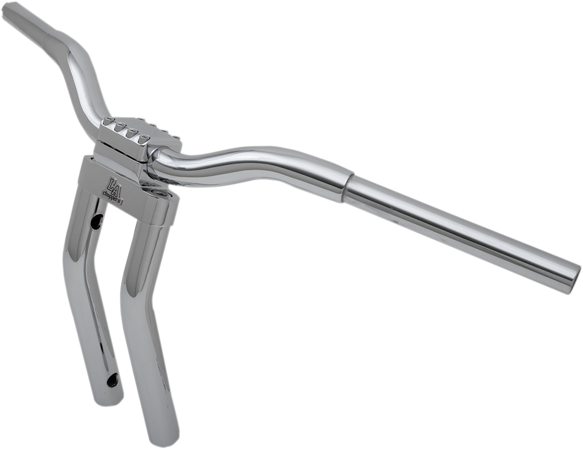 LA CHOPPERS Kage Fighter-T Pullback Handlebar - Pullback - 13" - Chrome LA-7336-10