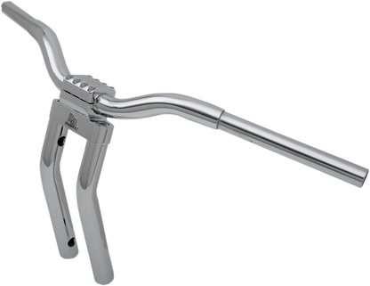 LA CHOPPERS Kage Fighter-T Pullback Handlebar - Pullback - 13" - Chrome LA-7336-10