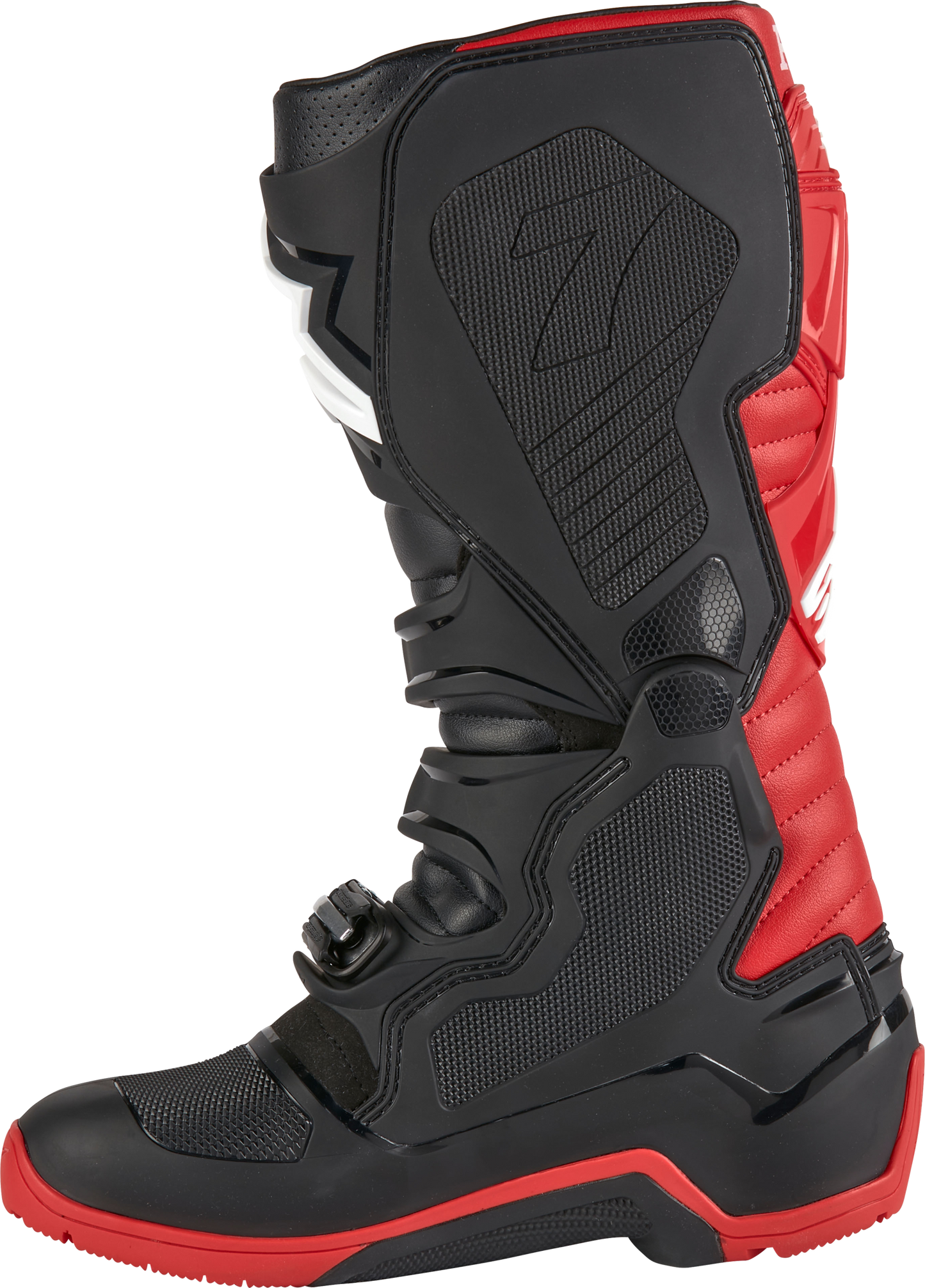 Honda Tech 7 Enduro Drystar Black/Bright Red Sz 9